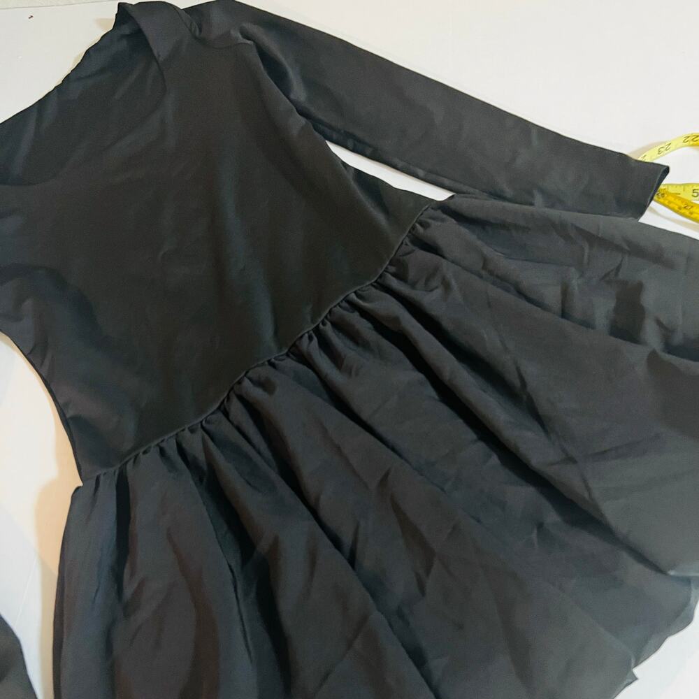 Hyperfire Long Sleeve Bubble Skirt Mini Dress Size L Large NWT Black - Picture 4 of 8